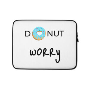 Laptop-Tasche “Donut worry”