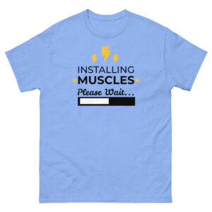 Klassisches Herren-T-Shirt “Installing Muscles”